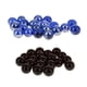 thumbnail image 4 of Paquete De 40 Canicas De Vidrio Surtidas De 16 Mm, Juego Tradicional, Juguete Negro/azul, 4 of 5