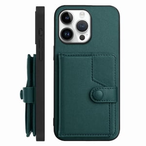 Foxdock Funda Para Iphone 16 Pro Max Con Bloqueo Rfid - Diseño Elegante Con Cierre De Botón