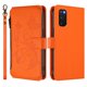 thumbnail image 2 of Funda Cartera Mariposa para [Samsung Galaxy S20 FE] con Soporte y Cremallera Naranja, 2 of 6