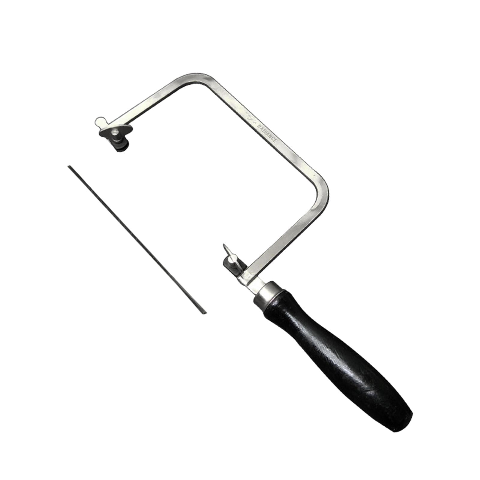 Ioensy - Herramienta De Mango De Sierra Para Joyeros, Manualidades De Madera Y Metal, Herramientas Para Hacer Manualidades, Sierra De Arco Fija