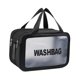 thumbnail image 3 of Neceser De Viaje, Bolsa De Maquillaje Con Separación En Seco Y Húmedo Para Natación, Senderismo, Hogar, Negro, M, 3 of 5