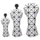 thumbnail image 2 of Golf Iron Head Cover Interior Impermeable Ligero Deportes 3 Pack 13ut Blanco, 2 of 5
