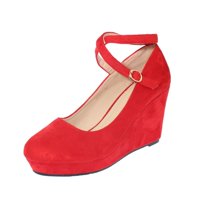 Vía Franca - Zapato Plataforma Rojo Heriel
