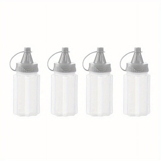 2/4pcs Mini Sauce Bottles: Portable Spice Bottles for Office Lunchbox, Picnic, Kitchen Utensils & More!