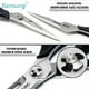 thumbnail image 4 of TANSUNG Heavy Duty Kitchen Scissors, Multifunction Kitchen Shears For Poultry, Fish, Herb, Flowers - Sharp Blade Shears - Detachable For Easy To Clean - Peeler, Bottle Opener (Red), 4 of 4