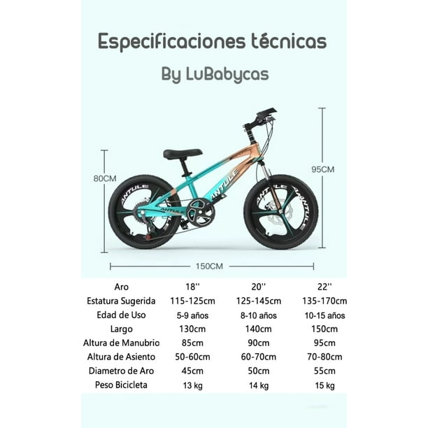 Bicicletas Infantiles Bicicleta De 18 Pulgadas Para Que Edad Es