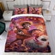 thumbnail image 4 of Sueño de COCO Conjunto de sábanas temático, trío de piezas, cómodo y amigable con la piel, diseño único, regalo de decoración para el hogar para familiares, amigos y fans,173cm *218cm, 4 of 6