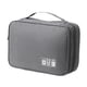 thumbnail image 3 of Organizador de accesorios electrónicos digitales, bolsa de almacenamiento de cables, organizador de cables de carga resistente al agua para cargadores Gris, 3 of 5