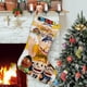 thumbnail image 1 of Jeffy SML el Rapero Tema: Calcetines de Navidad, fino lino blanco para colgar en escaleras y chimenea, decoración navideña para el hogar, regalo de Navidad.54cm×38cm, 1 of 5