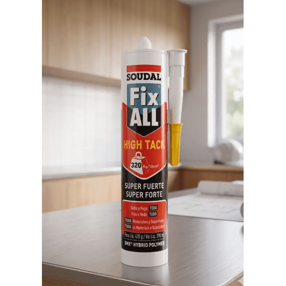 Adhesivo  Fix All High Tack Blanco 290 Ml. Soudal