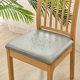 thumbnail image 1 of Xiao Hua Funda de Silla de Comedor de Cuero Gris -2 Piezas, Funda de Silla Impermeable de Talla Única, Base Elástica Antideslizante, Adecuada para Uso Diario en Comedor y Restaurante, Tamaño Pequeño, 1 of 5