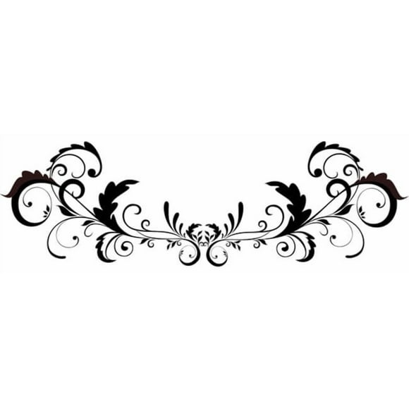 Decomural Leaf Swirl Headboard Design WS-18137
