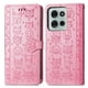 thumbnail image 1 of Funda Cartera FOXDOCK para Motorola Moto G75 , Flip PU con Relieve de Gatos y Perros, Tarjetero y Soporte, 1 of 6