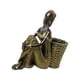 thumbnail image 5 of Figura De Dama Africana Con Almacenamiento De Llaves, Estatua De Mujer Para Escritorio, Ba?o, Oficina, 16,8x6,1x16,7 Cm, Negro, 5 of 5