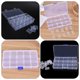 thumbnail image 3 of Xiao Hua Caja de Almacenamiento de Plástico de 15 Compartimentos con Particiones Ajustables, Caja de Almacenamiento Transparente, Adecuada para Joyería, Manualidades de Arte DIY, Cinta de Papel,, 3 of 4