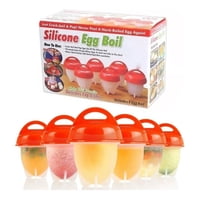 Genérico - Set 6 Hervidor De Huevos De Silicone Para Cocina Sin Bpa