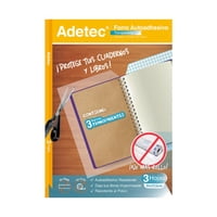 Forro Transparente Autoadhesivo Para Cuadernos  Adetec
