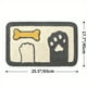 thumbnail image 3 of 1pc Cute Cat Paw Fish Non-Slip Bath Mat - Soft and Absorbent Premium Bath Rug for Bathroom Floor, Sink, Bathtub, and Shower Room, 3 of 4
