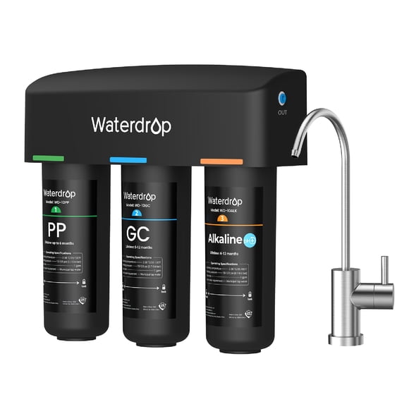 Filtro de agua Waterdrop TSB-ALK de 8 capas de alta capacidad