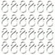 thumbnail image 1 of Punch Bowl, ganchos en forma de S, COLIBYU, 24 unidades, 4,3 cm, plástico transparente, 1 of 3