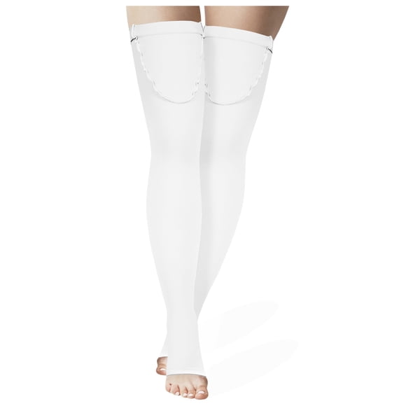 Medias antiembolia Truform 0810, altura hasta el muslo, 18 mm Hg