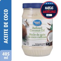 Aceite Coco Frasco 405 Ml Great Value