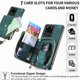 thumbnail image 4 of Funda Tipo Cartera con Correa Cruzada para Samsung Galaxy S20 Ultra Protección Contra Golpes Verde, 4 of 5