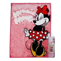 Frazada Ultra Soft Minnie Mouse 80X110Cm Rosado Disney