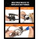 thumbnail image 3 of Kit de reparación de relojes Eventronic Professional 154 piezas con estuche, 3 of 7