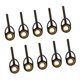thumbnail image 5 of Anillos de línea de guías de anillo de ojo de ca?a de pescar de 10 piezas para pesca de carpa giratoria, 5 of 5