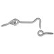 thumbnail image 1 of Gancho de almacenamiento National Hardware N117-952 chapado en zinc, 6,5 cm, paquete de 2, 1 of 1