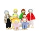 thumbnail image 1 of Figuras De Personas En Miniatura De Familia Feliz Y Adorable Con Poses Articuladas Para Casa De Muñecas, 1 of 5