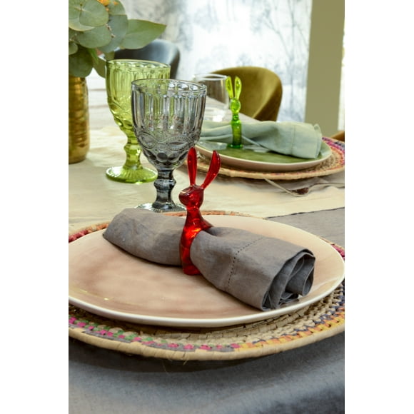 Servilletas deshiladas de lino