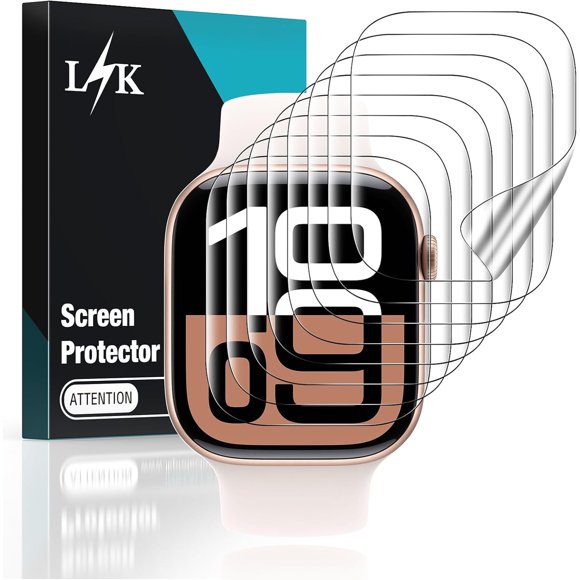 Protector TPU LK para Apple Watch Series 1, 2, 3, 10 y 11, 8 unidades
