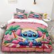 thumbnail image 1 of v1337 Bed Sheets pc Duvet Cover Stitch Ice Cream Pattern Single Double Bed Size Children Adult Gift One Quilt Cover Two Pillowcases 3-Piece Bedding Set (1 Duvet Cover + 2 Pillow Shams) Bed Sheets ju1, 1 of 5