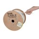thumbnail image 1 of Cable Ethernet TRUE CABLE Cat6, blindado Plenum, 1000 pies, blanco, 1 of 7