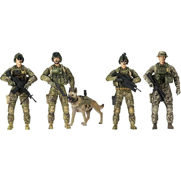 Elite Force Army Ranger Action Figures ? 5 Pack Military T Sunny
