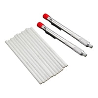 Magideal - 2 Portalápices De Esteatita Con 12 Recambios De Esteatita, Herramientas De Soldadura, Fabricación De Metales Industriales, Soldadores De Bolígrafos De