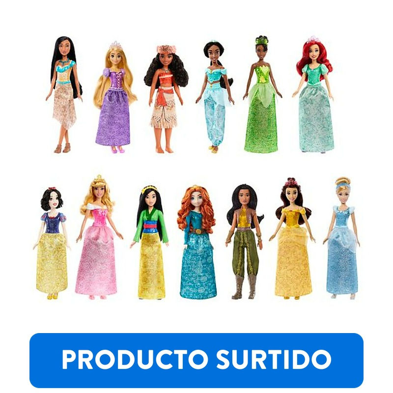 Disney Princesa - Muñeca Falda Con Brillos Surtido 1Un