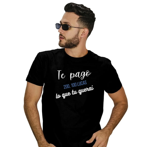 Polera Talla M diseño frases chilenas D1 - Hombre