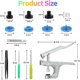 thumbnail image 3 of LIHAO Snap Button Kit with Pliers, 375 T5 Plastic Snaps, 24 Colors, 3 of 3