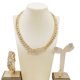 thumbnail image 3 of 4 Pzas Conjuntos de Joyería Brillantes para Mujer de Honor y Novias para Mujer Collar de Amor de Cristal Pulsera Anillo Ajustable Aretes Conjuntos de Joyería para Mujer para Boda Fiesta Graduación, 3 of 8