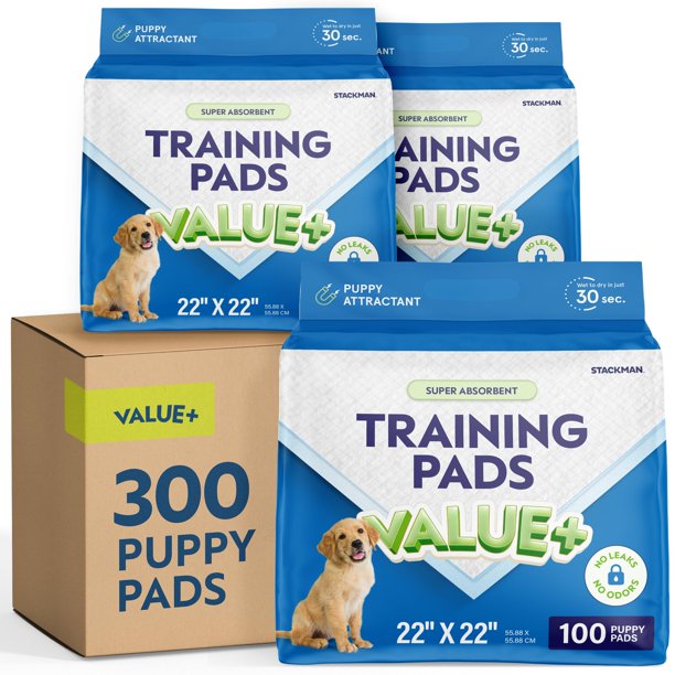 Almohadillas para orinar para mascotas Puppy Pads A World of Deals, 300 unidades, 22 x 22 cm