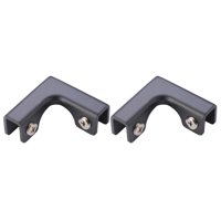 Ioensy - Protectores De Esquina Con Clip Para Conector De Vidrio, 2 Piezas, Para Fijación De Vitrina De Vidrio De 11 A 12Mm