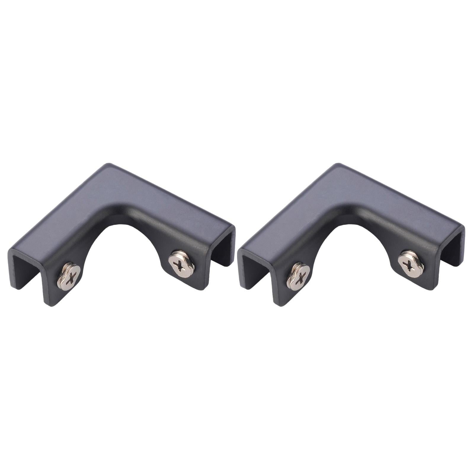 Ioensy - Protectores De Esquina Con Clip Para Conector De Vidrio, 2 Piezas, Para Fijación De Vitrina De Vidrio De 11 A 12mm