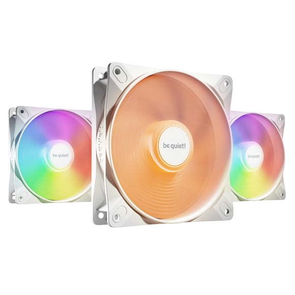 Kit de Ventiladores para PC Be Quiet! LIGHT WINGS LX 120mm PWM HS 3-Pack W