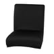 thumbnail image 1 of Estiramiento corto extraíble comedor taburete silla cubierta funda negro, 1 of 3