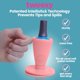 thumbnail image 2 of Soporte para botellas de esmalte de uñas tweexy Hinge Untippable Blush, 2 of 7