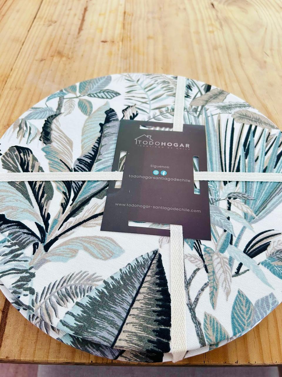 Todo Hogar Santiago De Chile - Set De 6 Individuales Repelentes Con Madera Mdf - 08