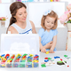 thumbnail image 3 of Kit letras coloridas magnéticas, 104pcs pizarra doble cara, 3 of 3
